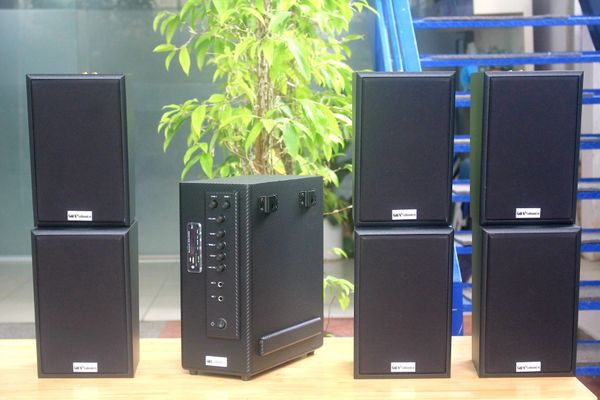 [Diện tích 120m2 + 02 Kênh] AMT907_TH Goldsound 2 vùng âm lượng 900w + 6 loa Goldsound V40C_TH 40w, loa được thiết kế riêng cho quán, bật lớn không tạp âm, miễn phí công lắp đặt, bảo hành dài hạn 5 năm.