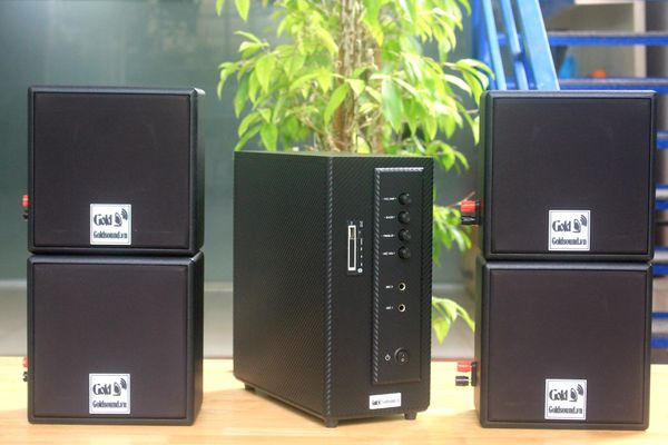 [Diện tích 80m2] AMT154_SG Goldsound 150w + 4 loa Goldsound V23_SG 23w, loa được thiết kế riêng cho quán, bật lớn không tạp âm, miễn phí công lắp đặt, bảo hành dài hạn 5 năm.
