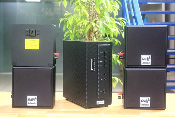 [Diện tích 80m2] AMT154_TH Goldsound 150w + 4 loa Goldsound V23_TH 23w, loa được thiết kế riêng cho quán, bật lớn không tạp âm, miễn phí công lắp đặt, bảo hành dài hạn 5 năm.