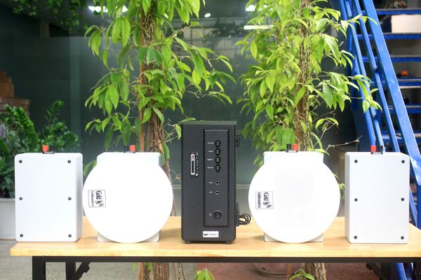 [Diện tích 80m2] AMT154_DA Goldsound 150w + 4 loa âm trần Goldsound VAT28_DA 28w, loa được thiết kế riêng cho quán, bật lớn không tạp âm, miễn phí công lắp đặt, bảo hành dài hạn 5 năm