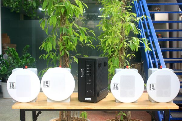 [Diện tích 80m2] AMT154_TH Goldsound 150w + 4 loa âm trần Goldsound VAT38_TH 38w, loa được thiết kế riêng cho quán, bật lớn không tạp âm, miễn phí công lắp đặt, bảo hành dài hạn 5 năm