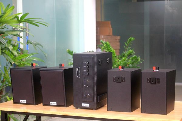 [Diện tích 80m2] AMT154_DA Goldsound 150w + 4 loa Goldsound V25C_DA 25w loa được thiết kế riêng cho quán, bật lớn không tạp âm, miễn phí công lắp đặt, bảo hành dài hạn 5 năm.