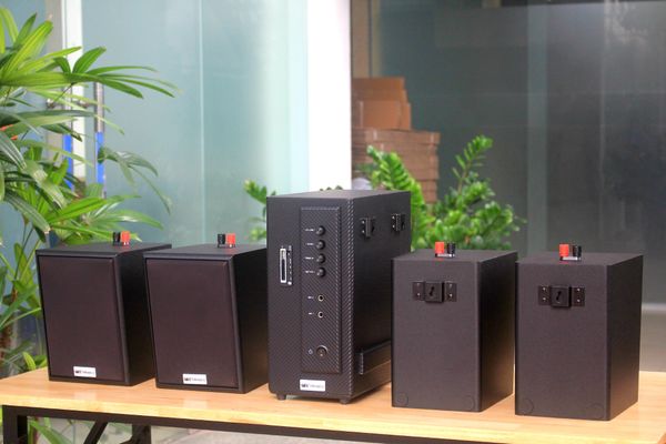 [Diện tích 80m2] AMT154_SG Goldsound 150w + 4 loa Goldsound V25C_SG 25w loa được thiết kế riêng cho quán, bật lớn không tạp âm, miễn phí công lắp đặt, bảo hành dài hạn 5 năm.