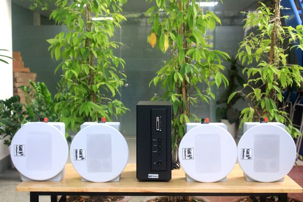 [Diện tích 80m2] AMT156_SG Goldsound 200w + 4 loa âm trần Goldsound VAT28_SG 28w, loa được thiết kế riêng cho quán, bật lớn không tạp âm, miễn phí công lắp đặt, bảo hành dài hạn 5 năm