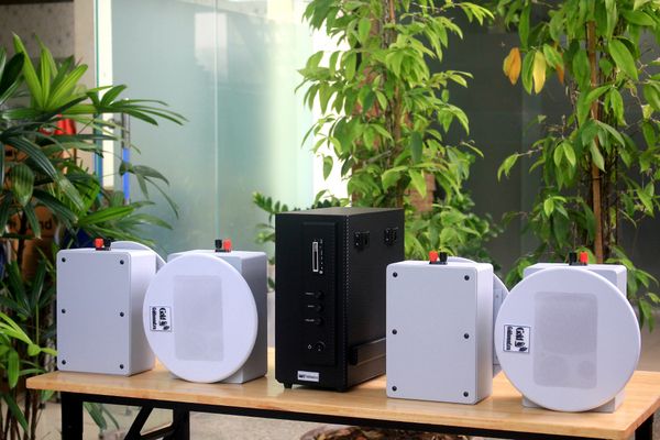 [Diện tích 80m2] AMT156_TH Goldsound 200w + 4 loa âm trần Goldsound VAT28_TH 28w, loa được thiết kế riêng cho quán, bật lớn không tạp âm, miễn phí công lắp đặt, bảo hành dài hạn 5 năm