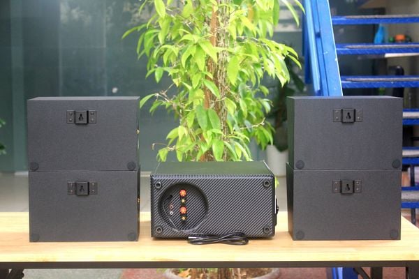 [Diện tích 80m2] AMT156_SG Goldsound 200w + 4 loa Goldsound ngoài trời V50NT_SG 50w, loa được thiết kế riêng cho quán, bật lớn không tạp âm, miễn phí công lắp đặt, bảo hành 12 tháng