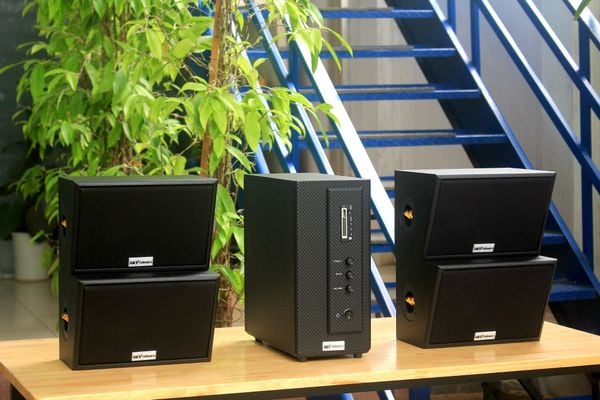 [Diện tích 80m2] AMT156_SG Goldsound 200w + 4 loa Goldsound ngoài trời V50NT_SG 50w, loa được thiết kế riêng cho quán, bật lớn không tạp âm, miễn phí công lắp đặt, bảo hành 12 tháng
