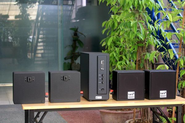 [Diện tích 80m2] AMT156_SG Goldsound 200w + 4 loa Goldsound V23_SG 23w, loa được thiết kế riêng cho quán, bật lớn không tạp âm, miễn phí công lắp đặt, bảo hành dài hạn 5 năm.