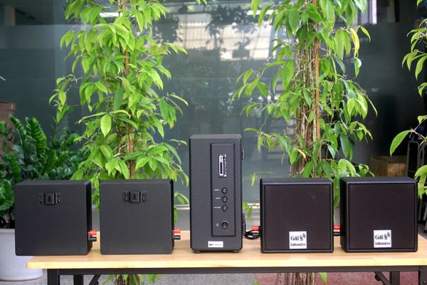 [Diện tích 80m2] AMT156_DA Goldsound 200w + 4 loa Goldsound V23_DA 23w, loa được thiết kế riêng cho quán, bật lớn không tạp âm, miễn phí công lắp đặt, bảo hành dài hạn 5 năm.