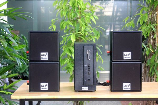 [Diện tích 80m2] AMT156_DA Goldsound 200w + 4 loa Goldsound V23_DA 23w, loa được thiết kế riêng cho quán, bật lớn không tạp âm, miễn phí công lắp đặt, bảo hành dài hạn 5 năm.