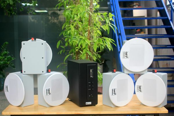 [Diện tích 120m2] AMT156 Goldsound 200w + 6 loa âm trần Goldsound VAT38 38w, loa được thiết kế riêng cho quán, bật lớn không tạp âm, miễn phí công lắp đặt, bảo hành dài hạn 5 năm