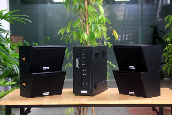 [Diện tích 80m2] AMT154_TH Goldsound 150w + 4 loa Goldsound ngoài trời V50NT_TH 50w, loa được thiết kế riêng cho quán, bật lớn không tạp âm, miễn phí công lắp đặt, bảo hành 12 tháng