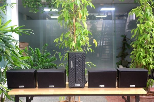 [Diện tích 80m2] AMT154_DA Goldsound 150w + 4 loa Goldsound ngoài trời V50NT_DA 50w, loa được thiết kế riêng cho quán, bật lớn không tạp âm, miễn phí công lắp đặt, bảo hành 12 tháng