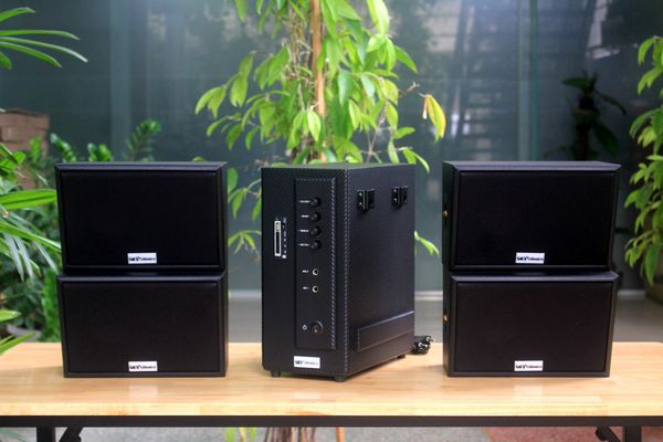 [Diện tích 80m2] AMT154_DA Goldsound 150w + 4 loa Goldsound ngoài trời V50NT_DA 50w, loa được thiết kế riêng cho quán, bật lớn không tạp âm, miễn phí công lắp đặt, bảo hành 12 tháng