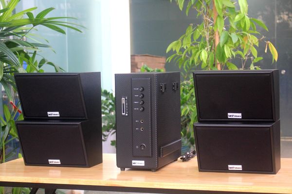 [Diện tích 80m2] AMT154_DA Goldsound 150w + 4 loa Goldsound ngoài trời V50NT_DA 50w, loa được thiết kế riêng cho quán, bật lớn không tạp âm, miễn phí công lắp đặt, bảo hành 12 tháng