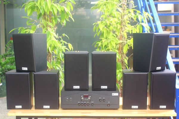 [Diện tích 160m2 + 02 Kênh] A917 Goldsound 2 vùng âm lượng 1200w + 8 loa Goldsound V40C 40w, loa được thiết kế riêng cho quán, bật lớn không tạp âm, miễn phí công lắp đặt, bảo hành dài hạn 5 năm.