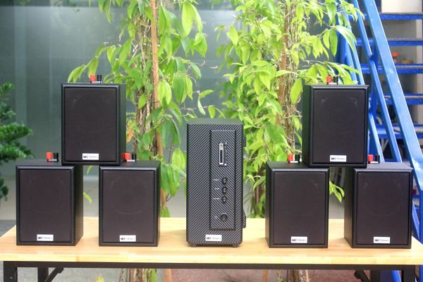 [Diện tích 120m2] AMT156_DA Goldsound 200w + 6 loa Goldsound V24C_DA 24w, loa được thiết kế riêng cho quán, bật lớn không tạp âm, miễn phí công lắp đặt, bảo hành dài hạn 5 năm.