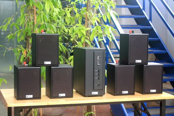 [Diện tích 120m2] AMT156 Goldsound 200w + 6 loa Goldsound V24C 24w, loa được thiết kế riêng cho quán, bật lớn không tạp âm, miễn phí công lắp đặt, bảo hành dài hạn 5 năm.