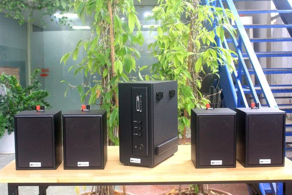 [Diện tích 80m2] AMT156_SG Goldsound 200w + 4 loa Goldsound V24C_SG 24w, loa được thiết kế riêng cho quán, bật lớn không tạp âm, miễn phí công lắp đặt, bảo hành dài hạn 5 năm.