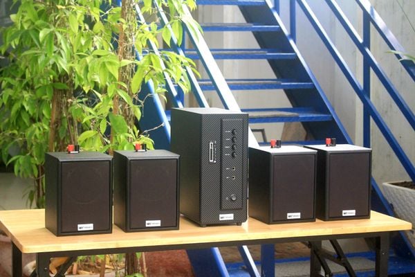 [Diện tích 80m2] AMT154_TH Goldsound 150w + 4 loa Goldsound V24C_TH 24w, loa được thiết kế riêng cho quán, bật lớn không tạp âm, miễn phí công lắp đặt, bảo hành dài hạn 5 năm.