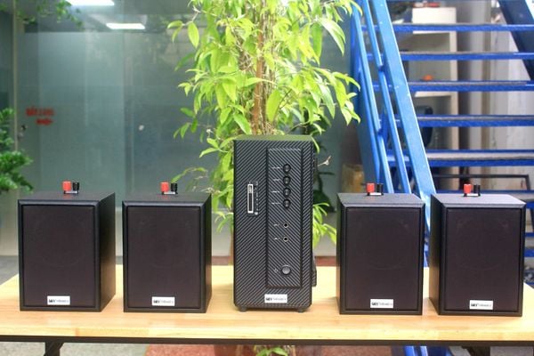[Diện tích 80m2] AMT154_TH Goldsound 150w + 4 loa Goldsound V24C_TH 24w, loa được thiết kế riêng cho quán, bật lớn không tạp âm, miễn phí công lắp đặt, bảo hành dài hạn 5 năm.