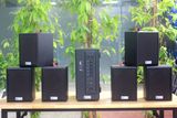 [Diện tích 120m2 + 02 Kênh] AMT384_DA Goldsound 2 vùng âm lượng 380w + 6 loa Goldsound V24C_DA 24w, loa được thiết kế riêng cho quán, bật lớn không tạp âm, miễn phí công lắp đặt, bảo hành dài hạn 5 năm.