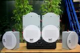 [Diện tích 120m2 + 2 Kênh] A917 Goldsound 2 vùng âm lượng 1200w + 6 loa âm trần Goldsound VAT28 28w, loa được thiết kế riêng cho quán, bật lớn không tạp âm, miễn phí công lắp đặt, bảo hành dài hạn 5 năm