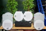 [Diện tích 120m2 + 2 Kênh] A917_SG Goldsound 2 vùng âm lượng 1200w + 6 loa âm trần Goldsound VAT28_SG 28w, loa được thiết kế riêng cho quán, bật lớn không tạp âm, miễn phí công lắp đặt, bảo hành dài hạn 5 năm