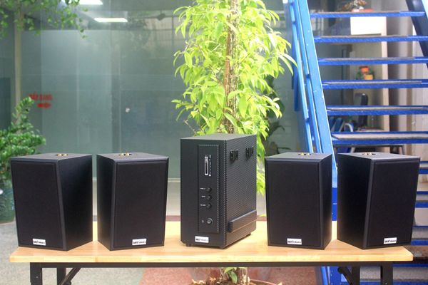 [Diện tích 80m2] AMT156_SG Goldsound 200w + 4 loa Goldsound V40C_SG 40w, loa được thiết kế riêng cho quán, bật lớn không tạp âm, miễn phí công lắp đặt, bảo hành dài hạn 5 năm.