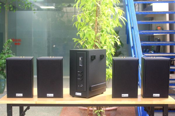 [Diện tích 80m2] AMT156_DA Goldsound 200w + 4 loa Goldsound V40C_DA 40w, loa được thiết kế riêng cho quán, bật lớn không tạp âm, miễn phí công lắp đặt, bảo hành dài hạn 5 năm.