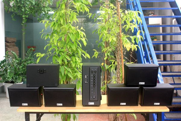 [Diện tích 120m2 + 02 Kênh] AMT384_SG Goldsound 2 vùng âm lượng 380w + 6 loa Goldsound ngoài trời V40NT_SG 40w, loa được thiết kế riêng cho quán, bật lớn không tạp âm, miễn phí công lắp đặt, bảo hành 12 tháng