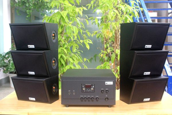 [Diện tích 120m2 + 02 Kênh] A907_SG Goldsound 2 vùng âm lượng 900w + 6 loa Goldsound ngoài trời V40NT_SG 40w, loa được thiết kế riêng cho quán, bật lớn không tạp âm, miễn phí công lắp đặt, bảo hành 12 tháng