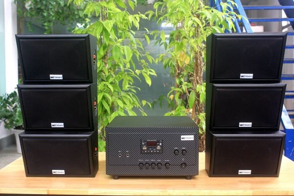 [Diện tích 120m2 + 02 Kênh] A907_SG Goldsound 2 vùng âm lượng 900w + 6 loa Goldsound ngoài trời V40NT_SG 40w, loa được thiết kế riêng cho quán, bật lớn không tạp âm, miễn phí công lắp đặt, bảo hành 12 tháng