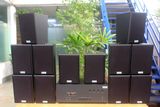 [Diện tích 240m2 + 04 Kênh] A384_SG-4K Goldsound 4 vùng âm lượng 800w + 12 loa Goldsound V55C_SG 55w, Amply 4 - 6 vùng âm lượng, loa được thiết kế riêng cho quán, bật lớn không tạp âm, miễn phí công lắp đặt, bảo hành dài hạn 5 năm.