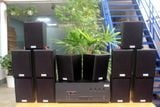[Diện tích 240m2 + 4 Kênh] A384_SG-4K Goldsound 4 vùng âm lượng 800w + 12 loa Goldsound V25C_SG 25W, Amply 4 - 6 vùng âm lượng, loa được thiết kế riêng cho quán, bật lớn không tạp âm, miễn phí công lắp đặt, bảo hành dài hạn 5 năm.