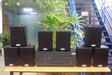[Diện tích 160m2 + 4 Kênh] A384-4K Goldsound 4 vùng âm lượng 800w + 8 loa Goldsound V25C 25W, Amply 4 - 6 vùng âm lượng, loa được thiết kế riêng cho quán, bật lớn không tạp âm, miễn phí công lắp đặt, bảo hành dài hạn 5 năm.