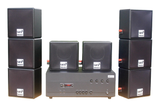 [Diện tích 160m2 + 04 Kênh] A384_SG-4K Goldsound 4 vùng âm lượng 800w + 8 loa Goldsound V23_SG, Amply 4 - 6 vùng âm lượng, loa được thiết kế riêng cho quán, bật lớn không tạp âm, miễn phí công lắp đặt, bảo hành dài hạn 5 năm.