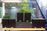 [Diện tích 120m2 + 06 Kênh] A384-6K Goldsound 6 vùng âm lượng 1200w + 6 loa Goldsound V55C 55w, Amply 4 - 6 vùng âm lượng, loa được thiết kế riêng cho quán, bật lớn không tạp âm, miễn phí công lắp đặt, bảo hành dài hạn 5 năm.