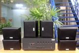 [Diện tích 120m2 + 6 Kênh] Amply Goldsound A384_DA-6K 6 vùng âm lượng 1200w + 6 loa ngoài trời V40NT_DA 40w, loa được thiết kế riêng cho quán, bật lớn không tạp âm, miễn phí công lắp đặt, bảo hành 12 tháng