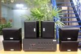 [Diện tích 120m2 + 6 Kênh] Amply Goldsound A384-6K 6 vùng âm lượng 1200w + 6 loa ngoài trời V40NT 40w, loa được thiết kế riêng cho quán, bật lớn không tạp âm, miễn phí công lắp đặt, bảo hành 12 tháng
