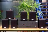 [Diện tích 120m2 + 06 Kênh] A384_TH-6K Goldsound 6 vùng âm lượng 1200w + 6 loa Goldsound V24C_TH, Amply 4 - 6 vùng âm lượng, loa được thiết kế riêng cho quán, bật lớn không tạp âm, miễn phí công lắp đặt, bảo hành dài hạn 5 năm. 1 Chi tiết biến thể