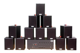 [Diện tích 240m2 + 06 Kênh] A384_DA-6K Goldsound 6 vùng âm lượng 1200w + 12 loa Goldsound V24C_DA, Amply 4 - 6 vùng âm lượng, loa được thiết kế riêng cho quán, bật lớn không tạp âm, miễn phí công lắp đặt, bảo hành dài hạn 5 năm.