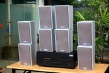 [Diện tích 160m2 + 04 Kênh] A384_TH-4K Goldsound 4 vùng âm lượng 800w + 8 loa Goldsound V58C_TH 58w, Amply 4 - 6 vùng âm lượng, loa được thiết kế riêng cho quán, bật lớn không tạp âm, miễn phí công lắp đặt, bảo hành dài hạn 5 năm.