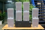 [Diện tích 160m2 + 04 Kênh] A384_SG-4K Goldsound 4 vùng âm lượng 800w + 8 loa Goldsound V58C_SG 58w, Amply 4 - 6 vùng âm lượng, loa được thiết kế riêng cho quán, bật lớn không tạp âm, miễn phí công lắp đặt, bảo hành dài hạn 5 năm.