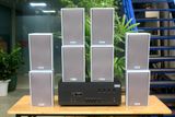 [Diện tích 160m2 + 04 Kênh] A384_TH-4K Goldsound 4 vùng âm lượng 800w + 8 loa Goldsound V58C_TH 58w, Amply 4 - 6 vùng âm lượng, loa được thiết kế riêng cho quán, bật lớn không tạp âm, miễn phí công lắp đặt, bảo hành dài hạn 5 năm.