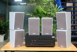 [Diện tích 120m2 + 06 Kênh] A384_TH-6K Goldsound 6 vùng âm lượng 1200w + 6 loa Goldsound V58C_TH 58w, Amply 4 - 6 vùng âm lượng, loa được thiết kế riêng cho quán, bật lớn không tạp âm, miễn phí công lắp đặt, bảo hành dài hạn 5 năm.