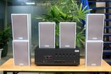[Diện tích 120m2 + 06 Kênh] A384-6K Goldsound 6 vùng âm lượng 1200w + 6 loa Goldsound V58C 58w, Amply 4 - 6 vùng âm lượng, loa được thiết kế riêng cho quán, bật lớn không tạp âm, miễn phí công lắp đặt, bảo hành dài hạn 5 năm.