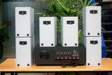 [Diện tích 120m2 + 06 Kênh] A384_TH-6K Goldsound 6 vùng âm lượng 1200w + 6 loa Goldsound V58C_TH 58w, Amply 4 - 6 vùng âm lượng, loa được thiết kế riêng cho quán, bật lớn không tạp âm, miễn phí công lắp đặt, bảo hành dài hạn 5 năm.
