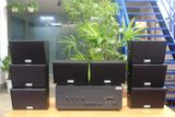 Dàn loa thông báo phát nhạc nền tự động: A917-4K Goldsound 4 vùng âm lượng 1500w + 8 loa Goldsound ngoài trời V50NT 50w, Amply 4 - 6 vùng âm lượng, loa được thiết kế riêng cho quán, bật lớn không tạp âm, miễn phí công lắp đặt, bảo hành 12 tháng