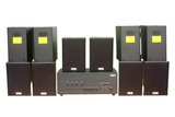 [Diện tích 200m2 + 04 Kênh] A917_SG-4K Goldsound 4 vùng âm lượng 1500w + 10 loa Goldsound V55C_SG 55w, Amply 4 - 6 vùng âm lượng, loa được thiết kế riêng cho quán, bật lớn không tạp âm, miễn phí công lắp đặt, bảo hành dài hạn 5 năm.